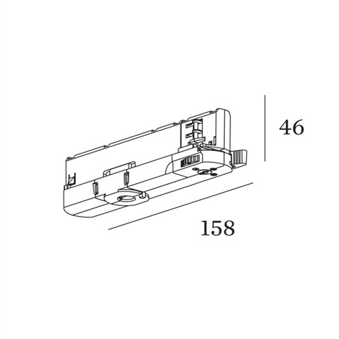 Wever & Ducré+3F siiniadapter 14W 350mA phase-cut draiveriga, must